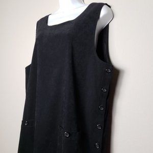 Talbots velvet maxi jumper dress size large